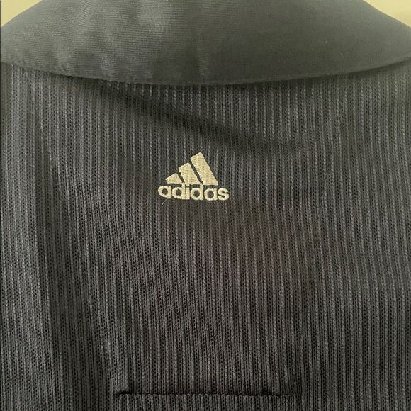 Adidas Women's Dark Blue Collared Sleeveless Performance Top - Picture 7 of 7